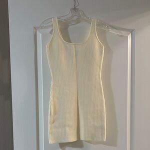 Windsor Ivory Ribbed Knit Dress -NWOT